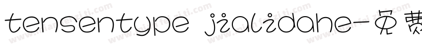 tensentype jialidahe字体转换